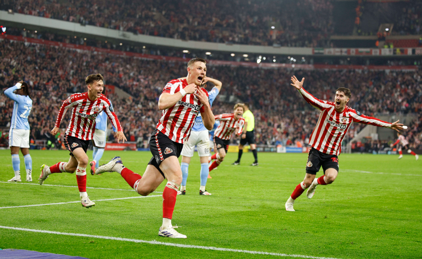 Championship : Sunderland élimine Coventry à la dernière seconde